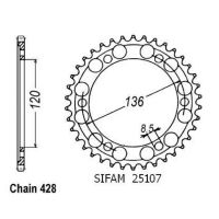 Rozeta pro Yamaha 25107CZ44